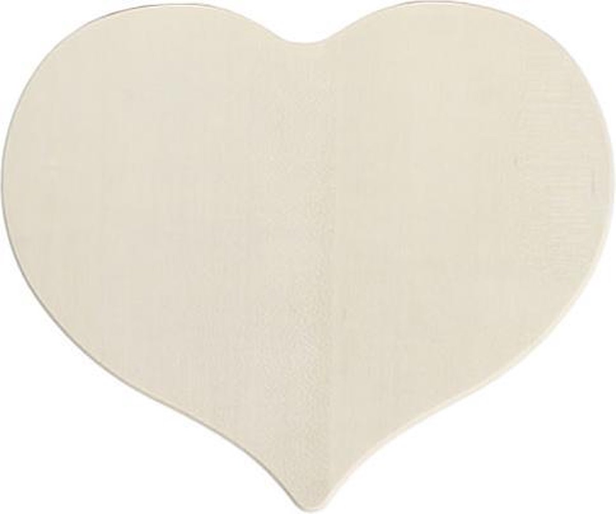 Hartvormig plankje | 18x15,5x1cm